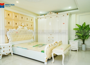 Bộ giường tủ Tân Cổ Điển 