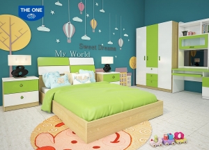 pne301 MÃ SẢN PHẨM: BỘ PHÒNG NGỦ TRẺ EM 301 Bộ phòng ngủ